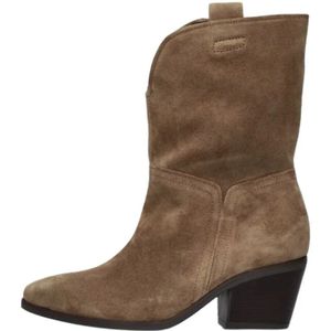 Gabor, Schoenen, Dames, Bruin, 40 EU, Suède, Bruine Western Stijl Laarzen