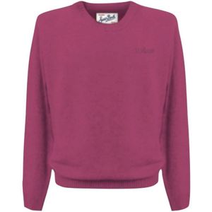 MC2 Saint Barth, Truien, Heren, Roze, S, Wol, Merino Wol Heren Licht Sweater