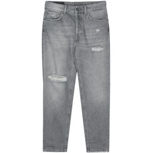 Dondup, Klassieke 5-Pocket Jeans Grijs, Dames, Maat:W26