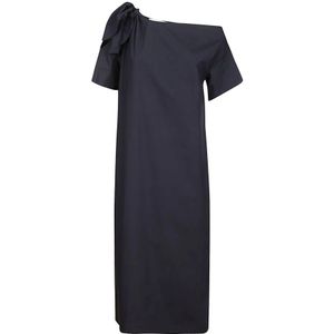 Liviana Conti, Elegante Nachtjurk Blauw, Dames, Maat:2XS