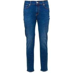 Roy Roger's, Jeans, Dames, Blauw, W32, Denim, Slim-fit Denim Jeans