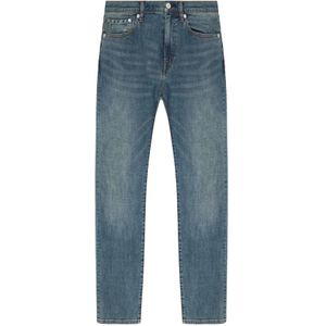 PS By Paul Smith, Jeans, Heren, Blauw, W33, Katoen, Vervaagde Blauwe Slim-fit Jeans