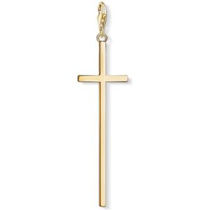 Thomas Sabo, Gouden Kruis Bedel Hanger Geel, Dames, Maat:ONE Size