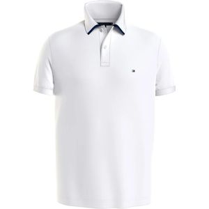 Tommy Hilfiger, Biologisch Katoenen T-shirts en Polos Wit, Heren, Maat:S