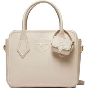 Chiara Ferragni Collection, 032 Borsa - Stijlvolle Tas Beige, Dames, Maat:ONE Size