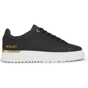 Mallet Footwear, Schoenen, Heren, Zwart, 41 EU, Leer, Zwart Goud Lite Cupsole Sneaker