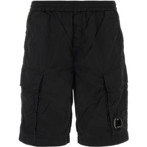 C.p. Company, Casual Shorts Zwart, Heren, Maat:S