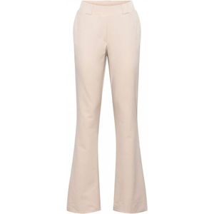 &Co Woman, Penelope Sand Flare Broek Beige, Dames, Maat:S