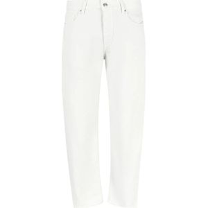 Armani Exchange, Jeans, Heren, Beige, W34, Katoen, Off White Straight Leg Jeans
