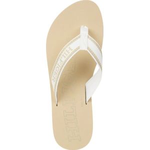 Tommy Hilfiger, Schoenen, Dames, Beige, 41 EU, Polyester, Beige Flip Flops Harvest Wheat Style