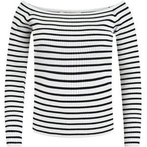 Sofie Schnoor, Gestreepte Off-Shoulder Blouse Veelkleurig, Dames, Maat:L