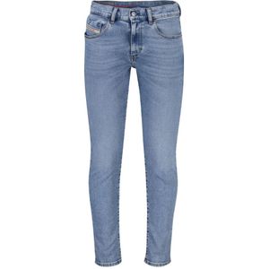 Diesel, Jeans, Heren, Blauw, W34 L32, Denim, Blauwe Denim Slim Fit Jeans