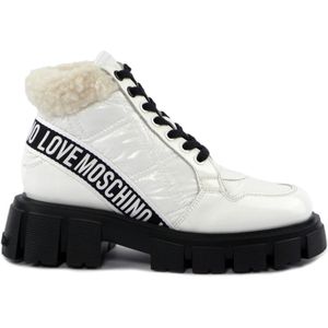 Love Moschino, Winterlaarzen Wit, Dames, Maat:38 EU