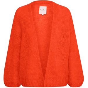 Part Two, Truien, Dames, Rood, L, Gezellige Herfst Cardigan - Rubicondo