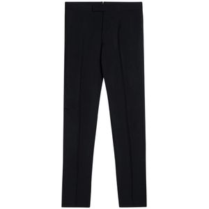 Thom Browne, Broeken, Heren, Zwart, M, Slim Fit Broek