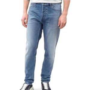 Hugo Boss, Jeans, Heren, Blauw, W38 L32, Katoen, Slim-fit Jeans