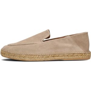 Nubikk, Schoenen, Heren, Beige, 46 EU, Suède, Taupe Espadrille Mr Sanchez Schoenen