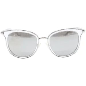 Michael Kors Pre-owned, Pre-owned, Dames, Grijs, ONE Size, Pre-owned Stainless Steel sunglasses