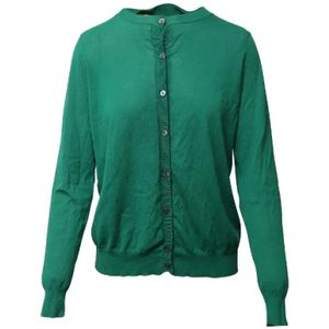 Marni Pre-owned, Pre-owned, Dames, Groen, M, Katoen, Pre-owned Cotton tops