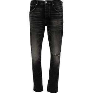 Purple Brand, Grijze Gescheurde Skinny Jeans Grijs, Heren, Maat:W33