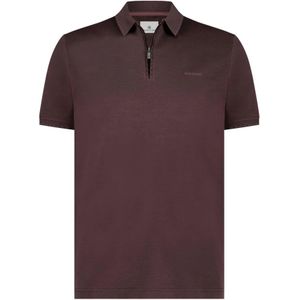 State of Art, Tops, Heren, Rood, L, Katoen, State of Art poloshirt korte mouw bordeaux