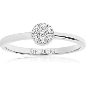 Sif Jakobs Jewellery, Cecina Ring Grijs, Dames, Maat:54 MM