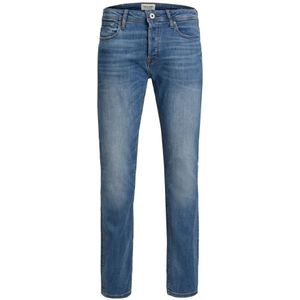 Jack & Jones, Jeans, Heren, Blauw, W32 L32, Katoen, Heren Slim Jeans - Herfst/Winter Collectie