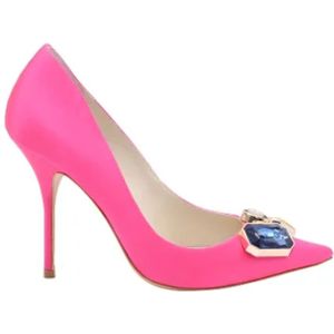 Sophia Webster Pre-owned, Pre-owned, Dames, Roze, 39 EU, Satijn, Pre-owned Fabric heels