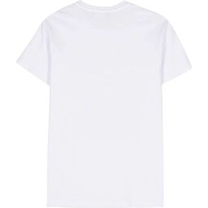 Alessandro Enriquez, Tops, Dames, Wit, XS, Katoen, Zeemeermin Katoenen T-shirt