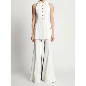 Proenza Schouler, Jassen, Dames, Wit, M, Moderne Viscose Vest