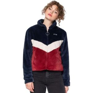 Fila, Sweatshirts & Hoodies, Dames, Blauw, M, Polyester, Jassen