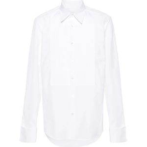 Lanvin, Overhemden, Heren, Wit, XL, Katoen, Blouses & Shirts
