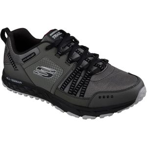 Skechers, Sport, Heren, Grijs, 41 EU, Lichtgewicht outdoor sportschoenen met waterdichte bovenkant