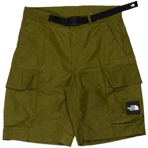 The North Face, Korte broeken, Heren, Groen, W30, Cargo Shorts in olijfgroen