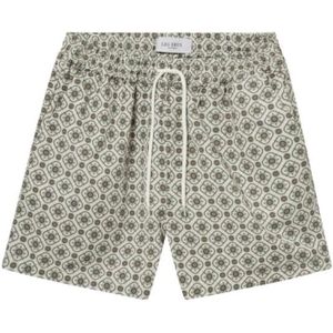Les Deux, Korte broeken, Heren, Veelkleurig, XL, Tapestry Patroon Zomer Shorts