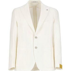 Tagliatore, Blazers Beige, Heren, Maat:XL