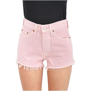 Levi's, Denim Shorts Roze, Dames, Maat:W24