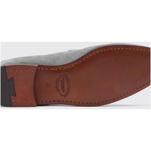 Scarosso, Schoenen, Heren, Grijs, 43 1/2 EU, Suède, Grijze Suède Tassel Loafers