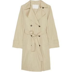 Marc O'Polo, Mantels, Dames, Beige, M, Polyester, Trenchcoat normaal