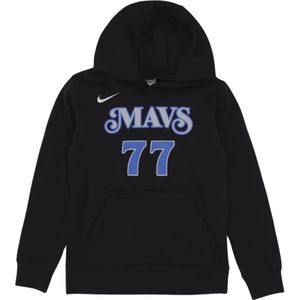 Nike, Sweatshirts & Hoodies, Heren, Zwart, S, Katoen, Luka Doncic NBA Club Hoodie