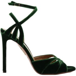 Aquazzura, Schoenen, Dames, Groen, 37 EU, Hoge hak sandaal