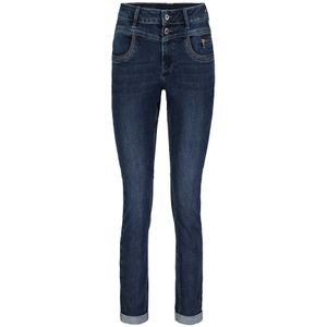 Red Button, Jeans, Dames, Blauw, S, Katoen, Sienna Zip Jeans met Voorrits