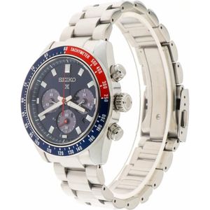 Seiko, Prospex Speedtimer Horloge Blauw, Heren, Maat:ONE Size