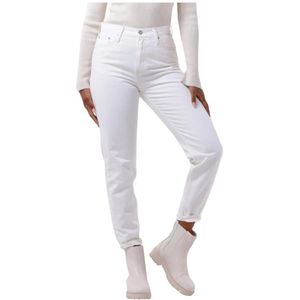Calvin Klein, Jeans, Dames, Wit, W26, Denim, Witte Mom Jeans