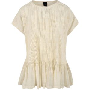 Aspesi, Kleedjes, Dames, Beige, S, Natuurlijke Top voor Vrouwen