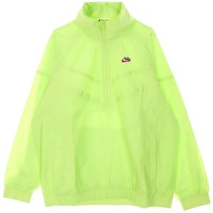 Nike, Heritage Windrunner Half-Zip Hoodie Groen, Heren, Maat:M