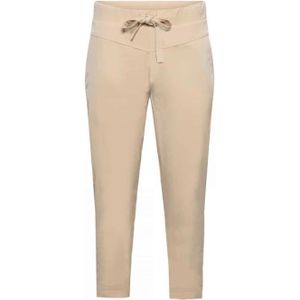 &Co Woman, Broeken, Dames, Beige, M, Fancy Capri Reisbroek