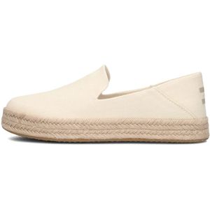 Toms, Schoenen, Dames, Beige, 37 EU, Beige Canvas Espadrilles Carolina