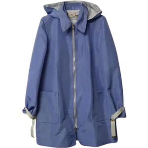 Marni Pre-owned, Pre-owned, Dames, Blauw, L, Polyester, Pre-owned Polyester outerwear