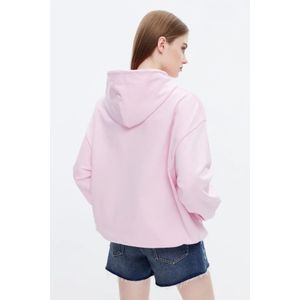 Miss Sixty, Bored Ape Hoodie in lichtroze Roze, Dames, Maat:S